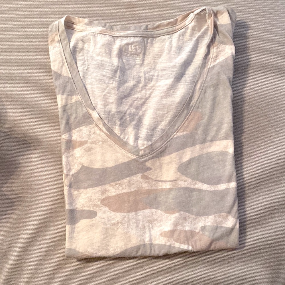 PINK camo tee